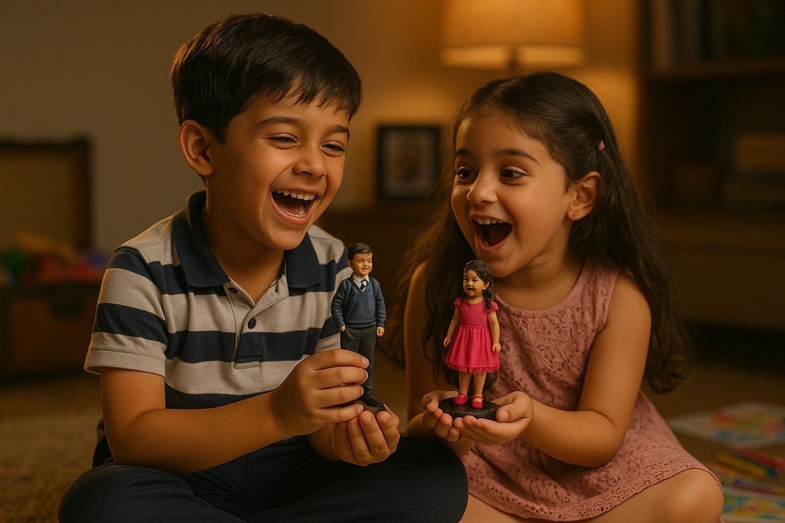 Siblings captured in perfect detail